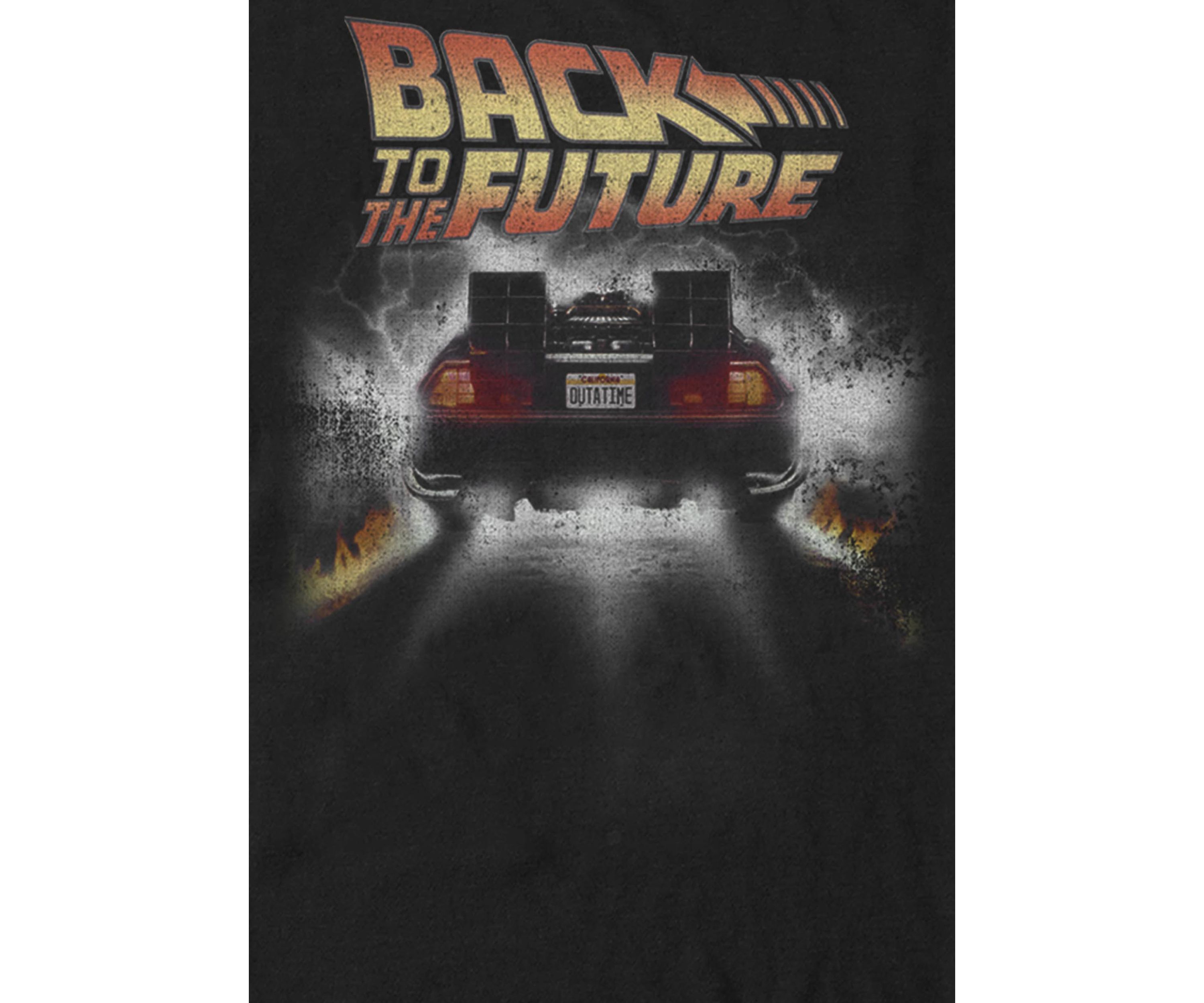 Vintage DeLorean Peel Out Short Sleeve T-Shirt 