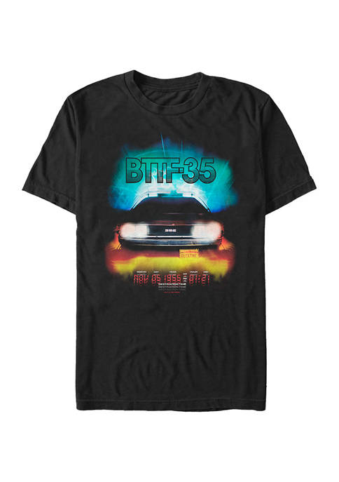 Back to the Future Destination Time Graphic T-Shirt