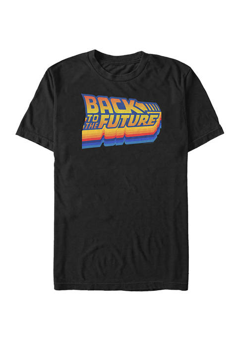 Back To The Future Logo Vintage Graphic T-Shirt