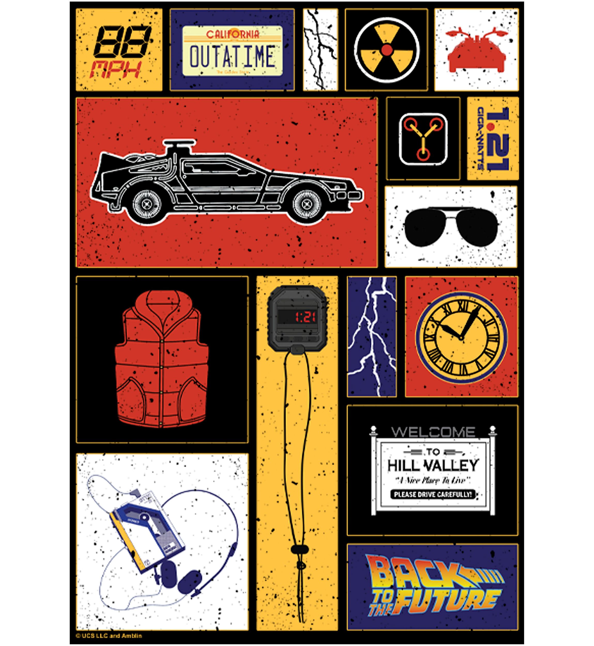Boxes Icons Graphic T-Shirt