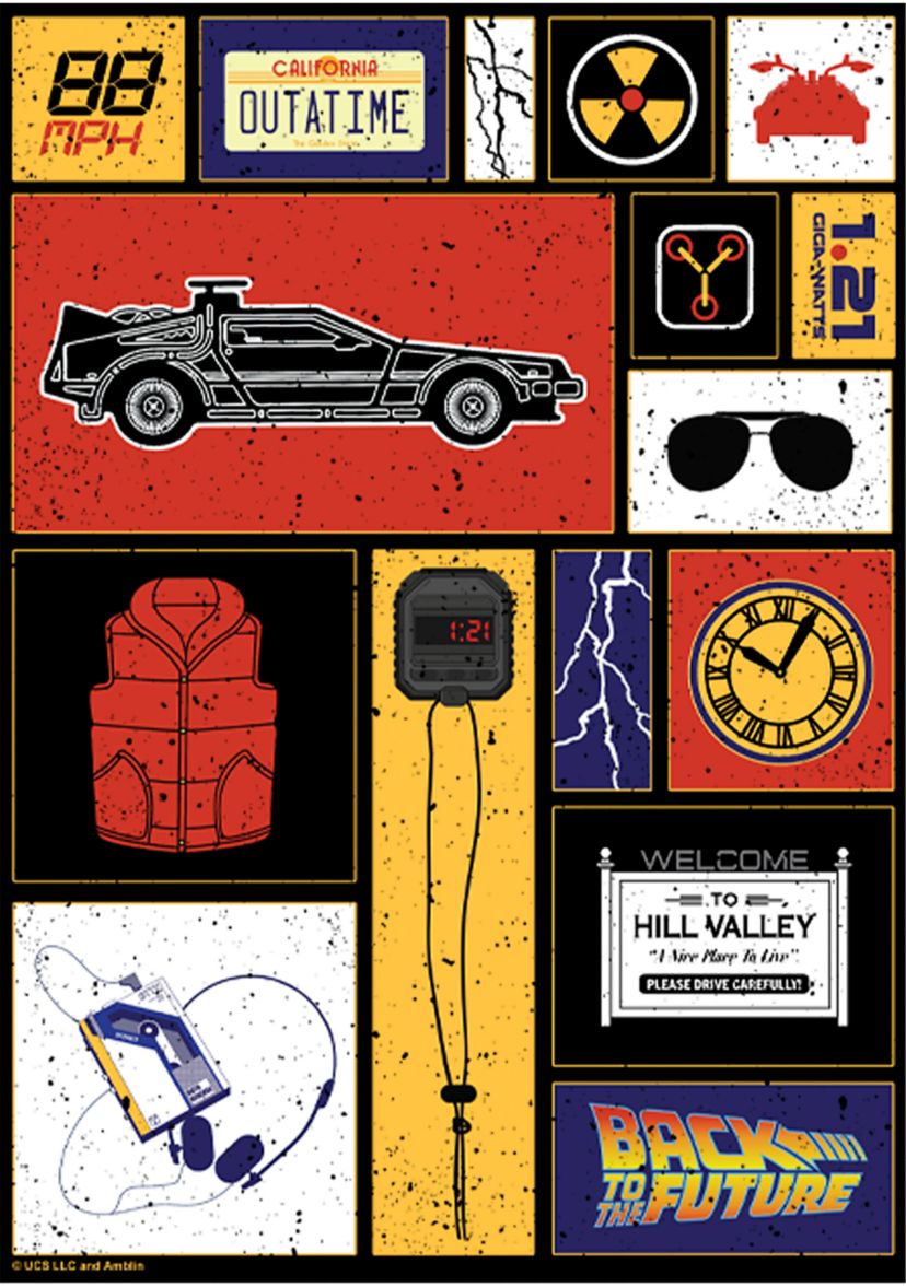 Boxes Icons Graphic T-Shirt