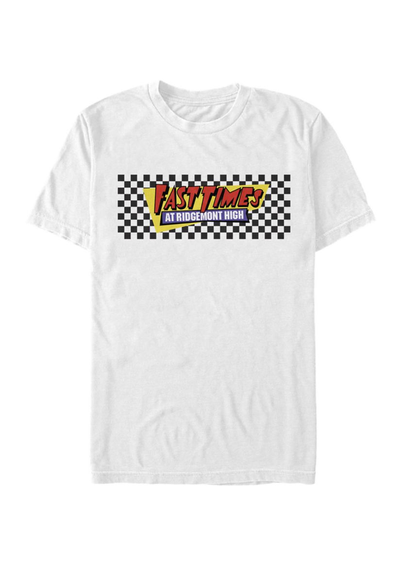 Black Checkers Logo Short Sleeve T-Shirt 