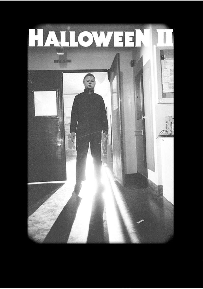 Faded Image Halloween II Pose Graphic T-Shirt