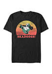 Vintage Sunset Panda Graphic T-Shirt