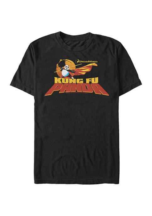 Kung Fu Panda Po and Logo Graphic T-Shirt