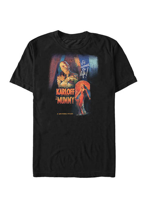 Universal Monsters Mummy Poster Graphic T-Shirt