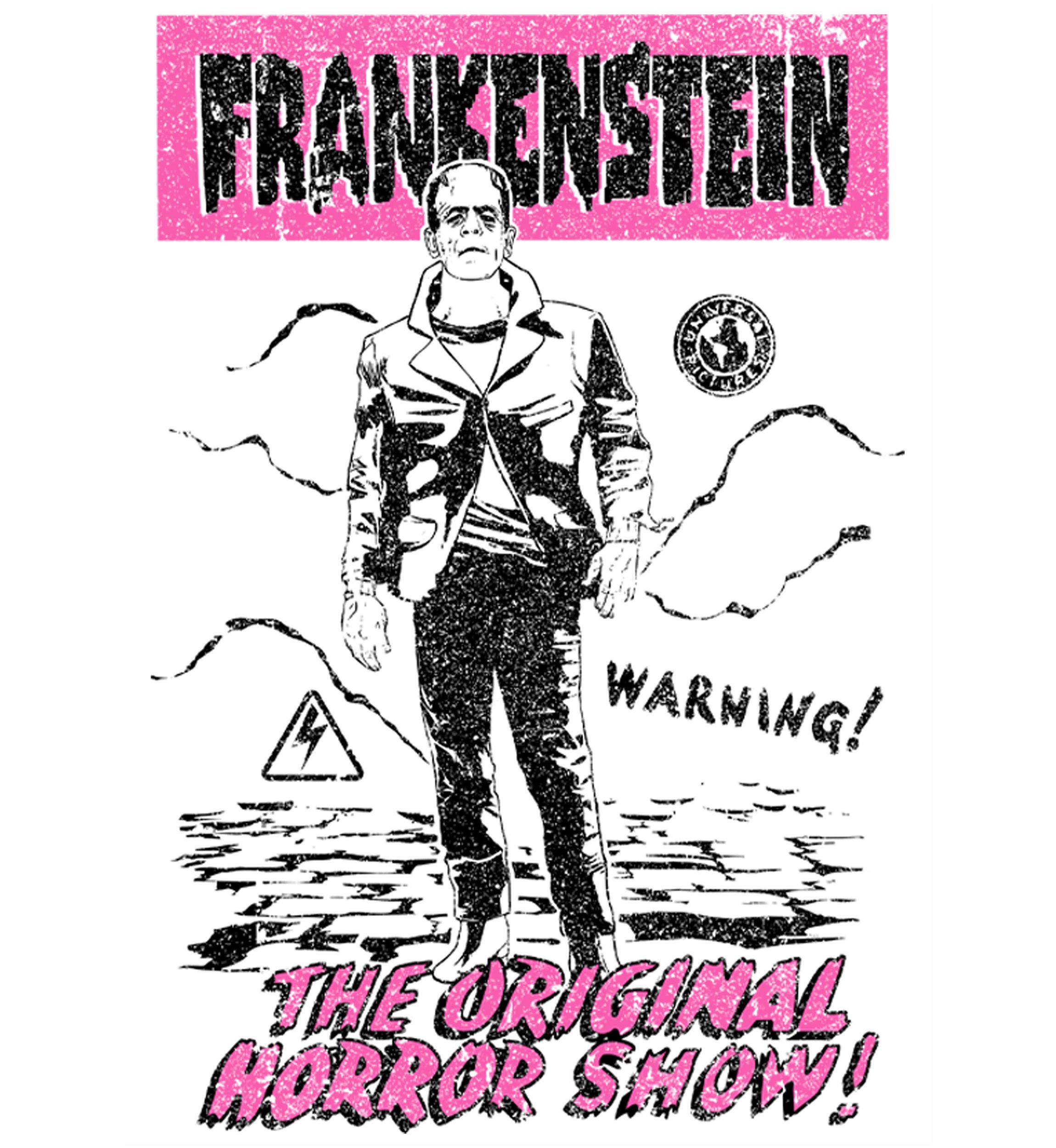 Old Franky Graphic Crew Fleece Sweatshirt