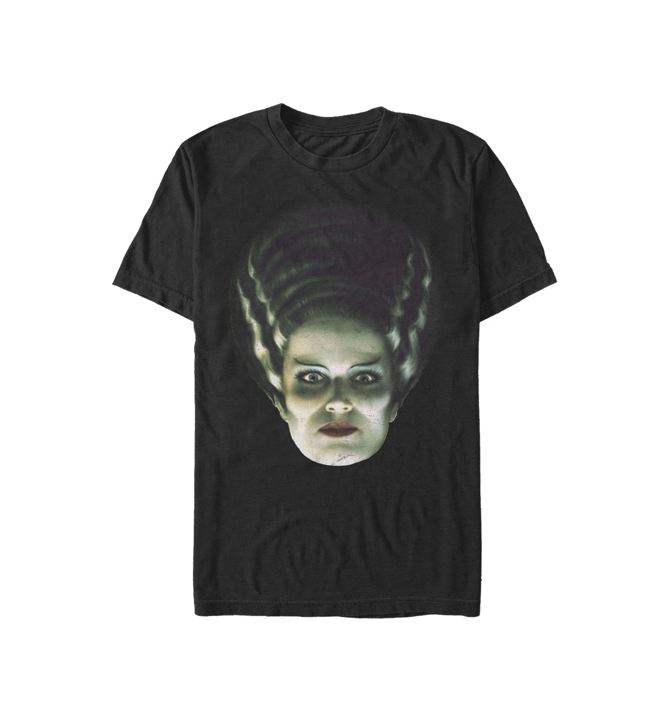 Big & Tall Frankensteins Bride Big Face Short Sleeve Graphic T-Shirt