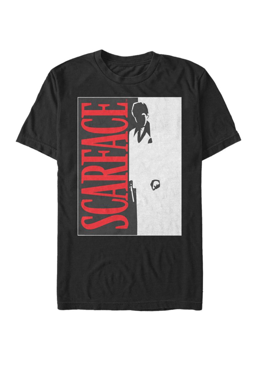 Black and White Movie Poster Short Sleeve T-Shirt