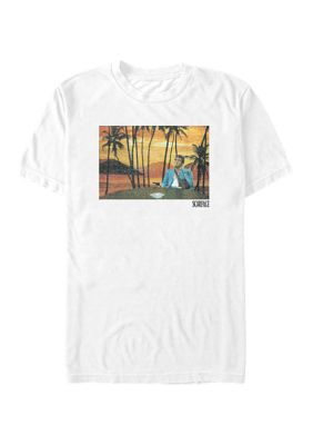 Scarface Sunset Backdrop Graphic T-Shirt | belk