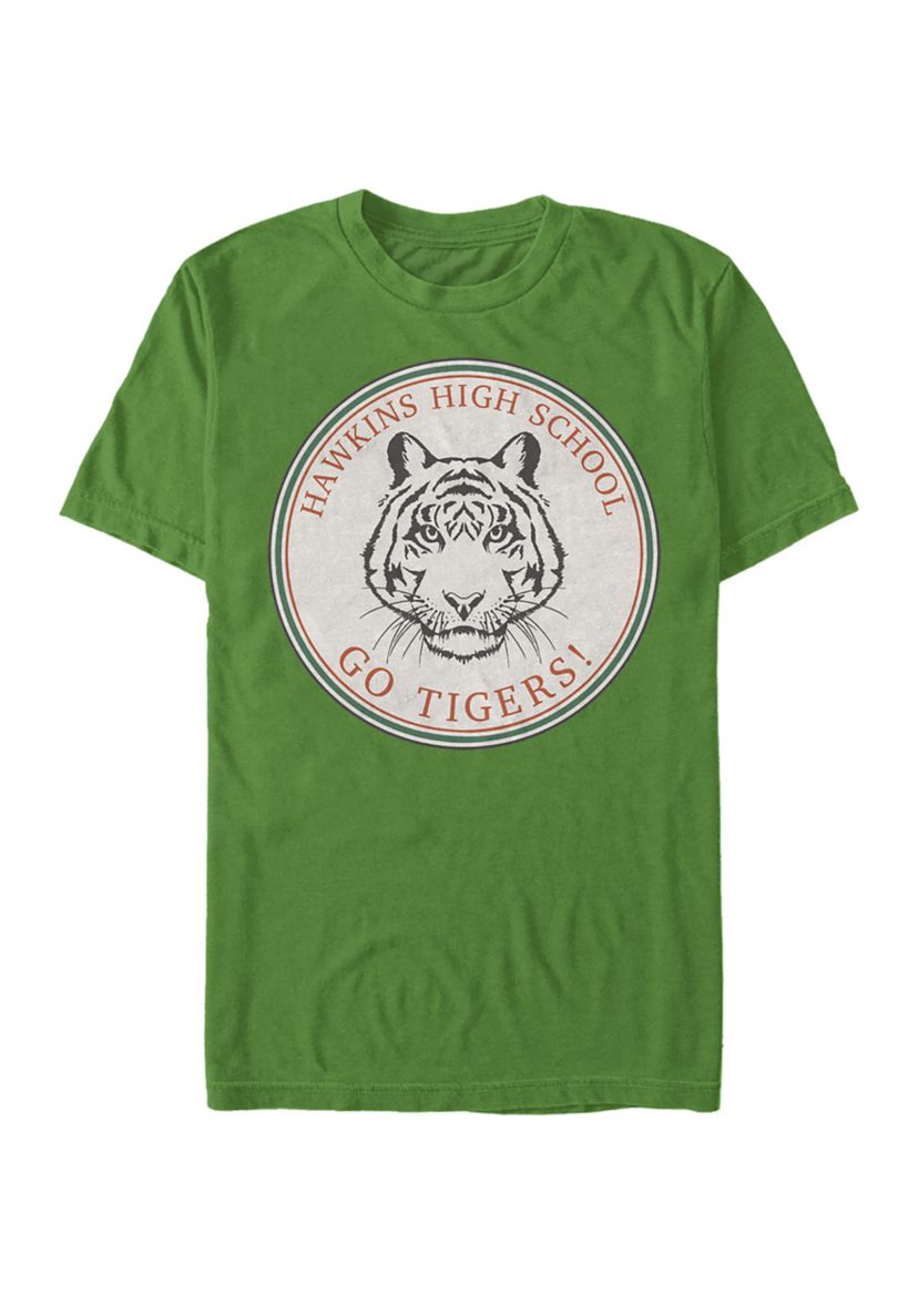 Hawkins Go Tigers Short Sleeve Graphic T-Shirt