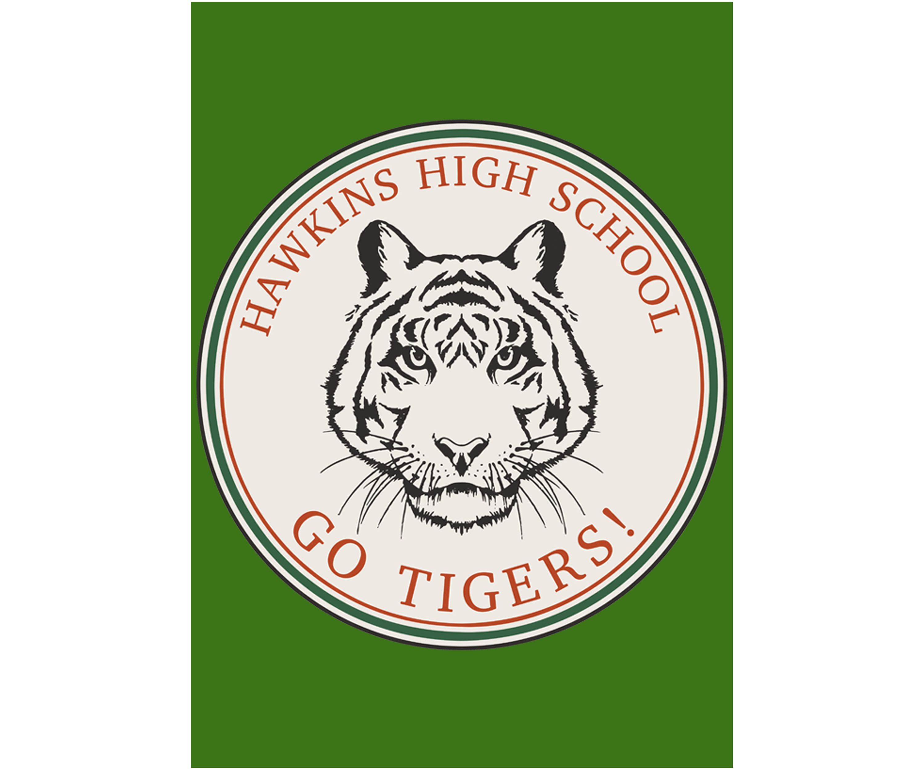 Hawkins Go Tigers Short Sleeve Graphic T-Shirt