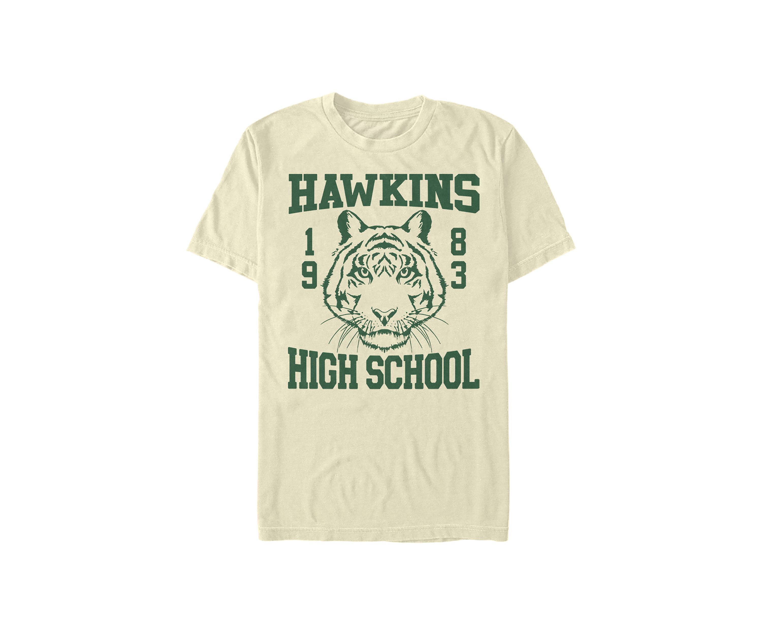  Hawkins High Tiger 1983 Short Sleeve Graphic T-Shirt