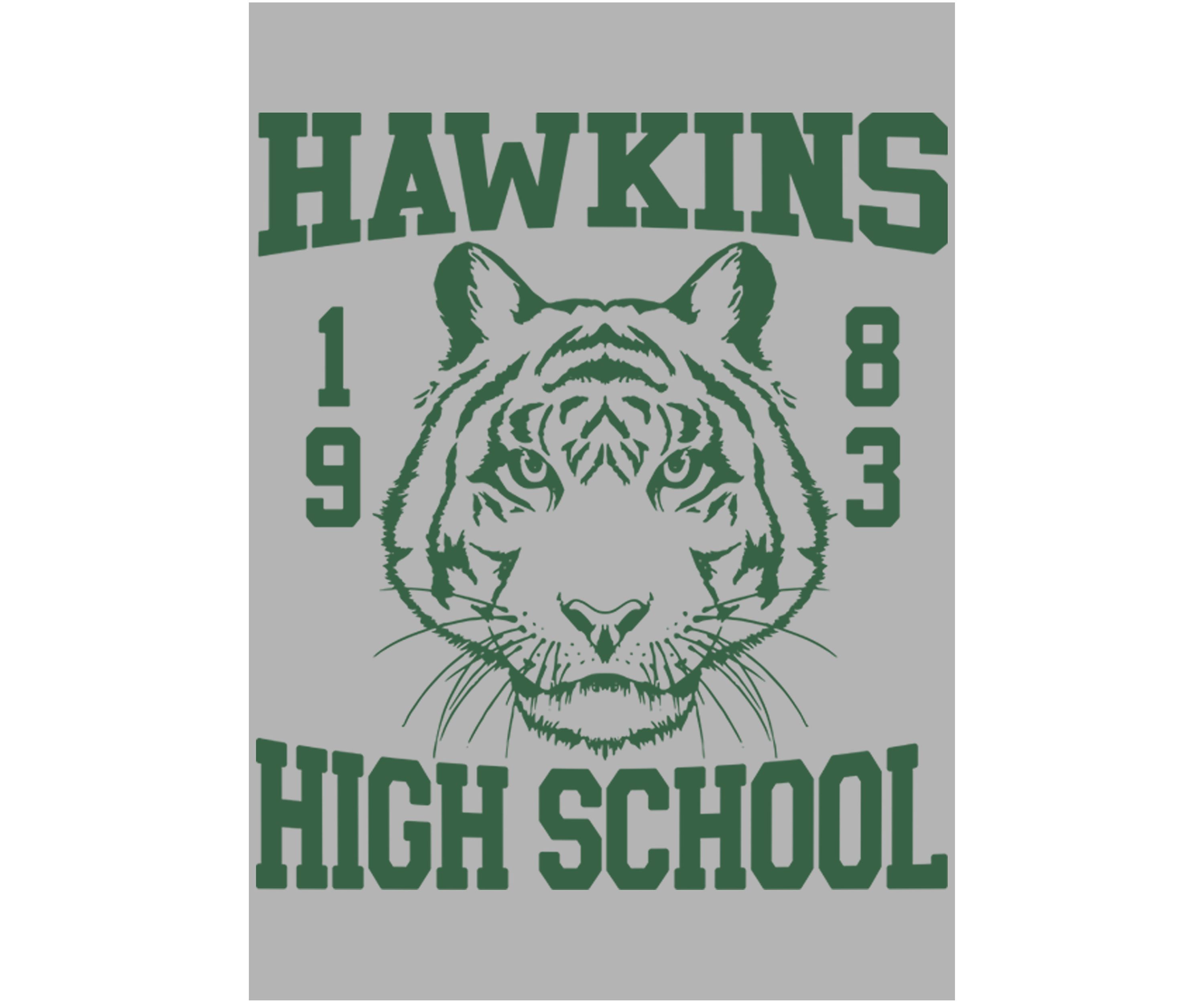 Hawkins High Tiger 1983 Graphic Fleece Hoodie
