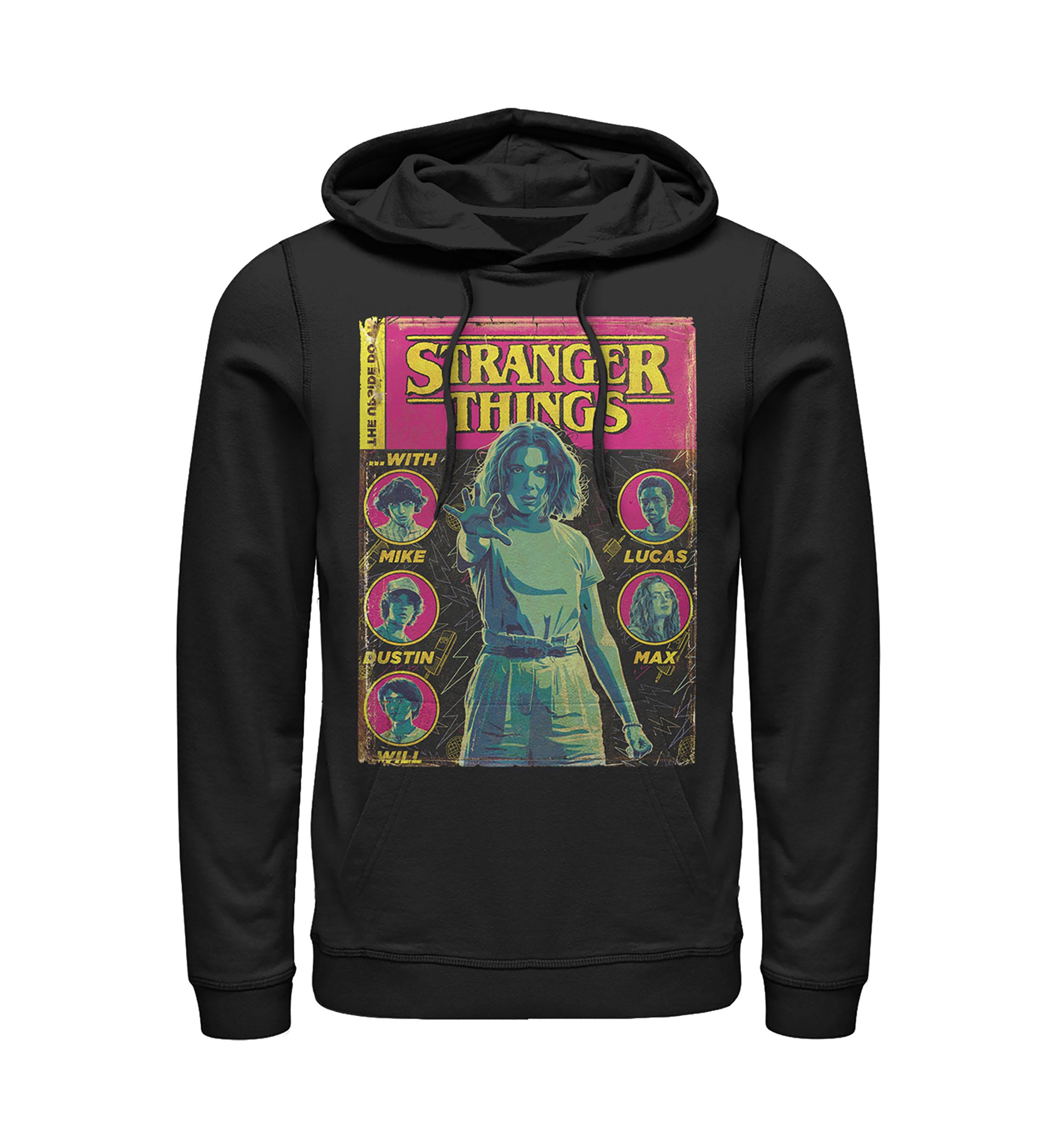  Comic Cover Fleece Graphic Hoodie