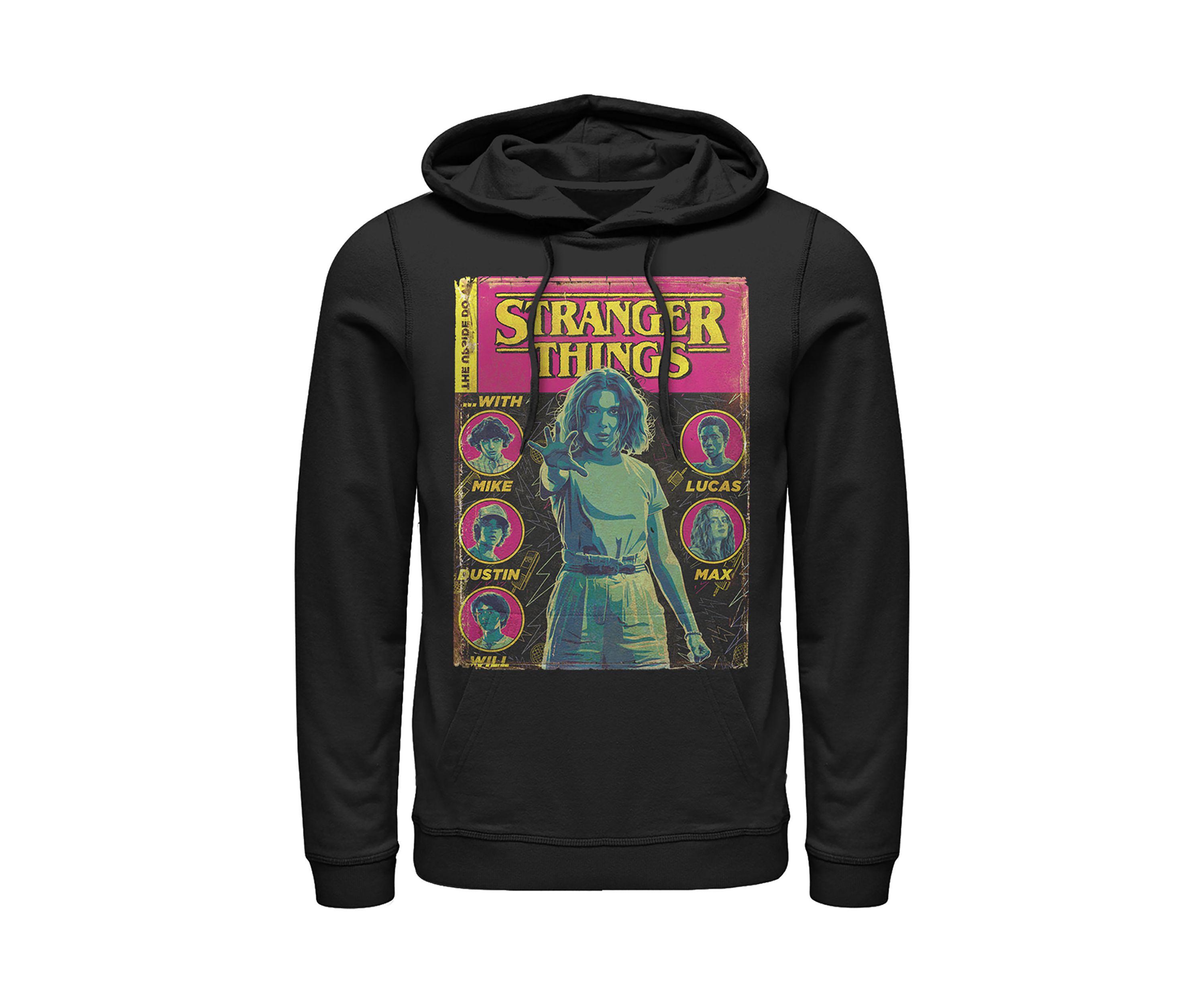  Comic Cover Fleece Graphic Hoodie