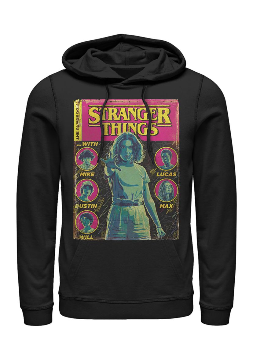  Comic Cover Fleece Graphic Hoodie