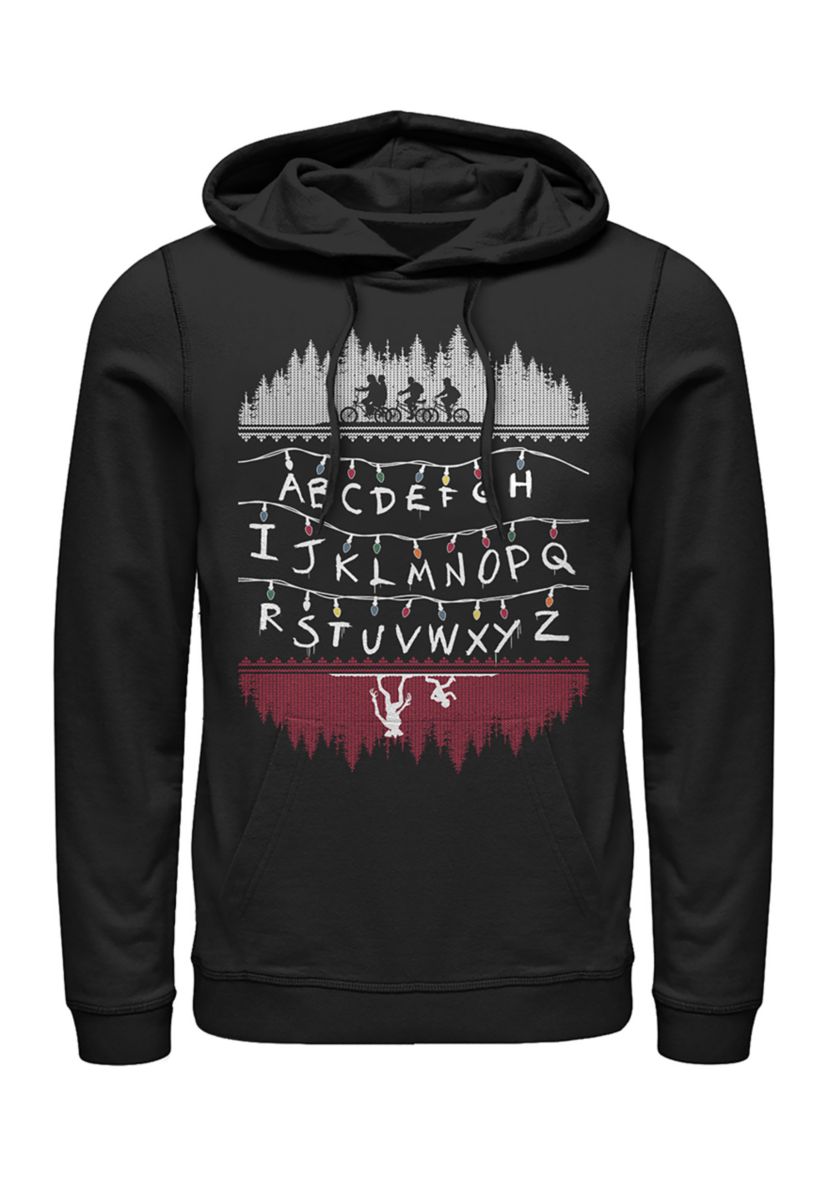 Alphabet Lights Fleece Graphic Hoodie