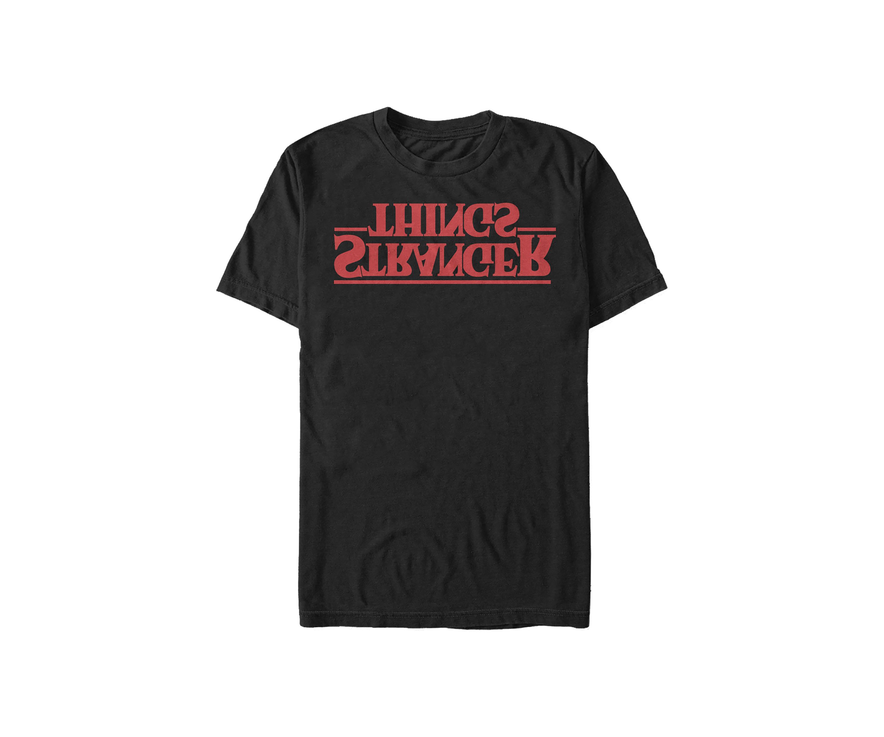 Stranger Upside Down Logo Short Sleeve Graphic T-Shirt