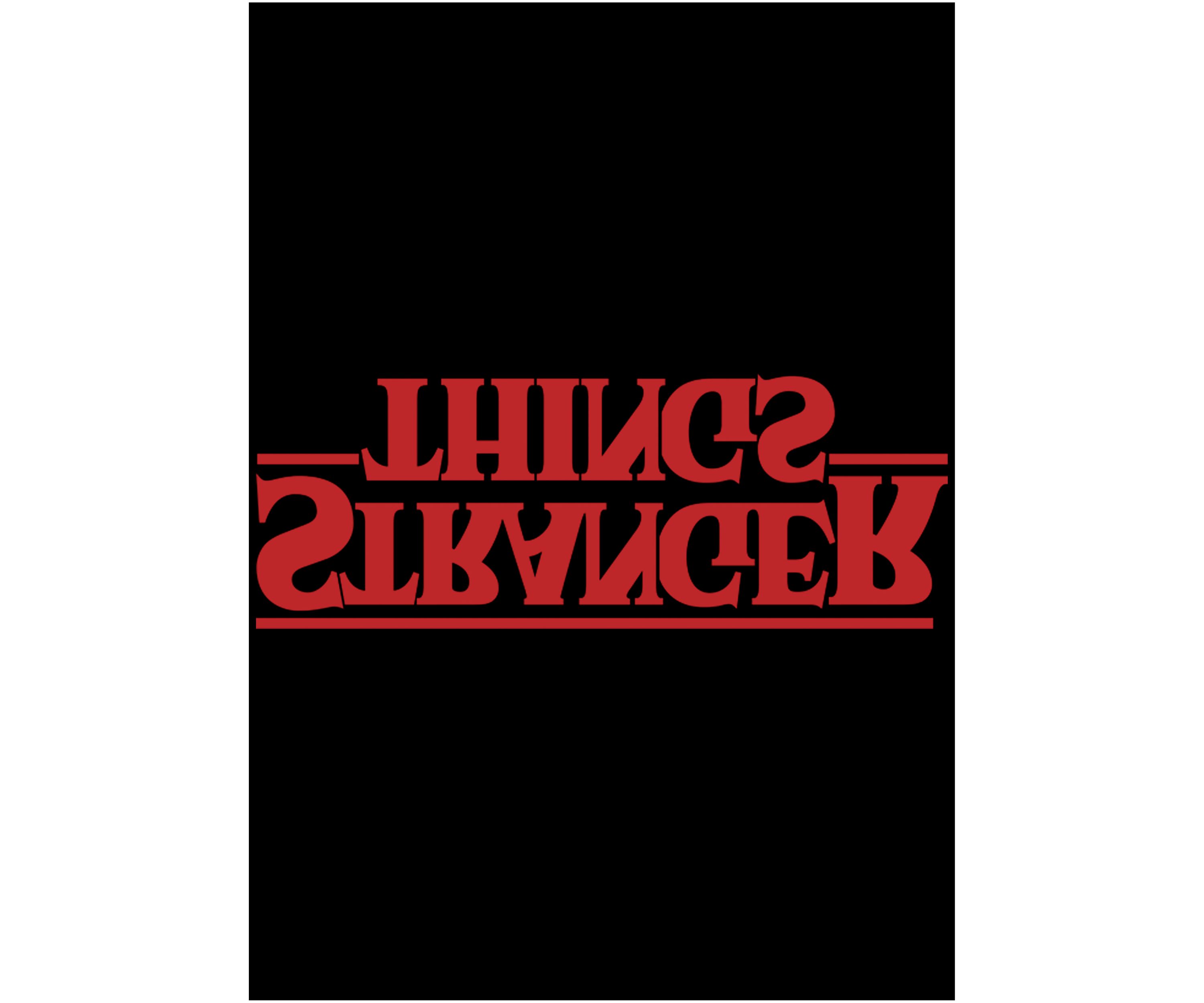 Stranger Upside Down Logo Short Sleeve Graphic T-Shirt