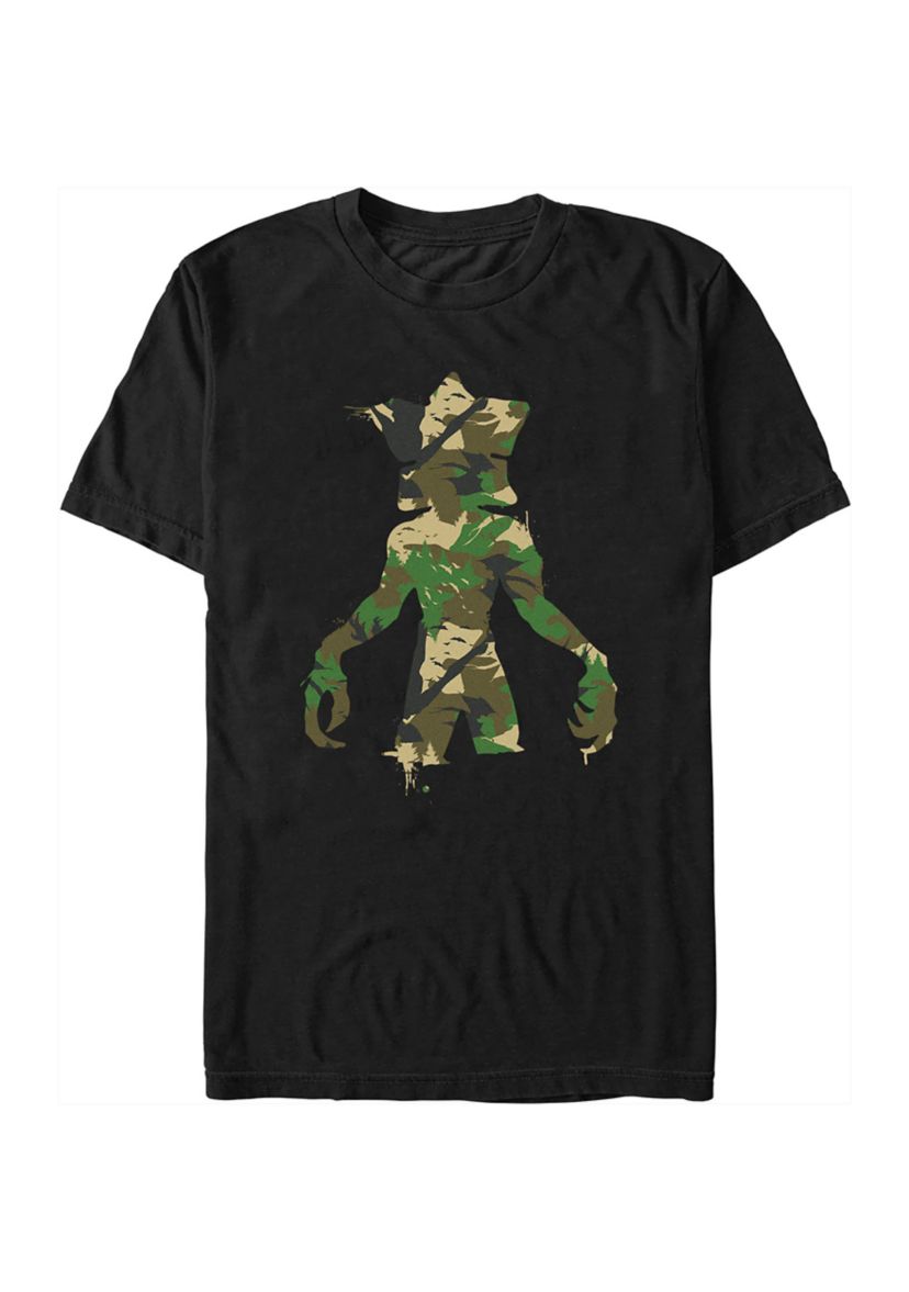 Camo Monster Graphic T-Shirt