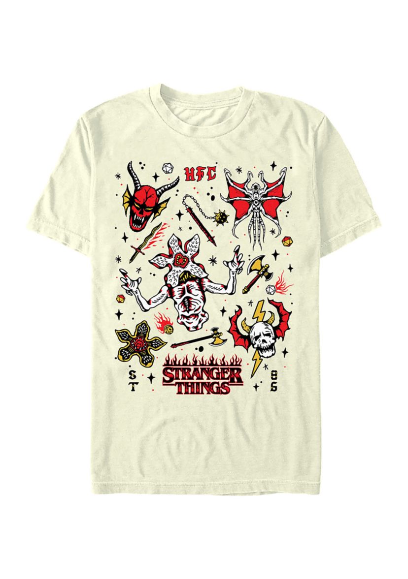 Stranger Flash Sheet Graphic T-Shirt
