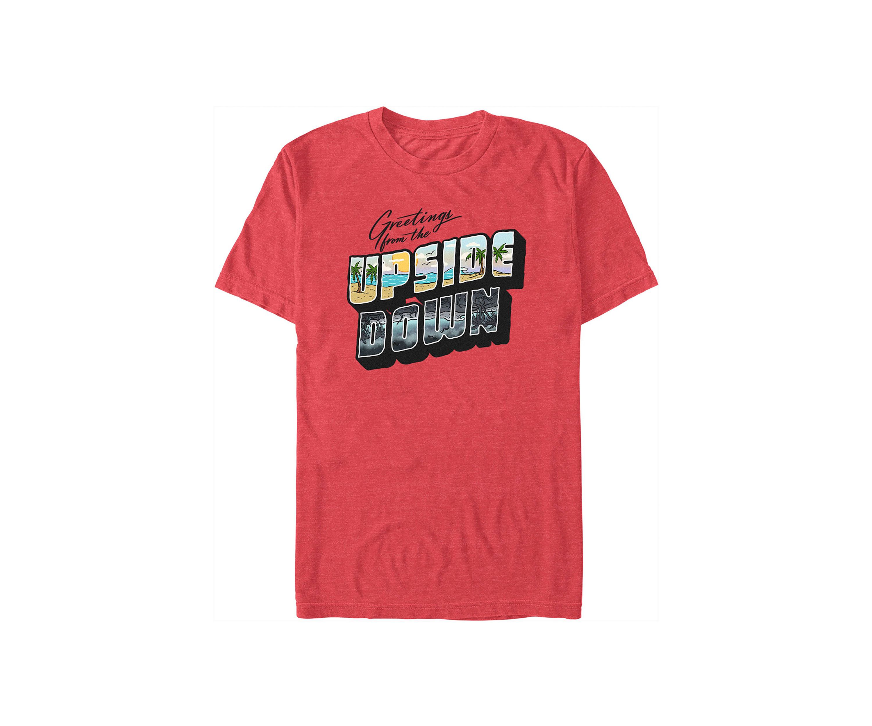 Upsidedown Postcard Graphic T-Shirt