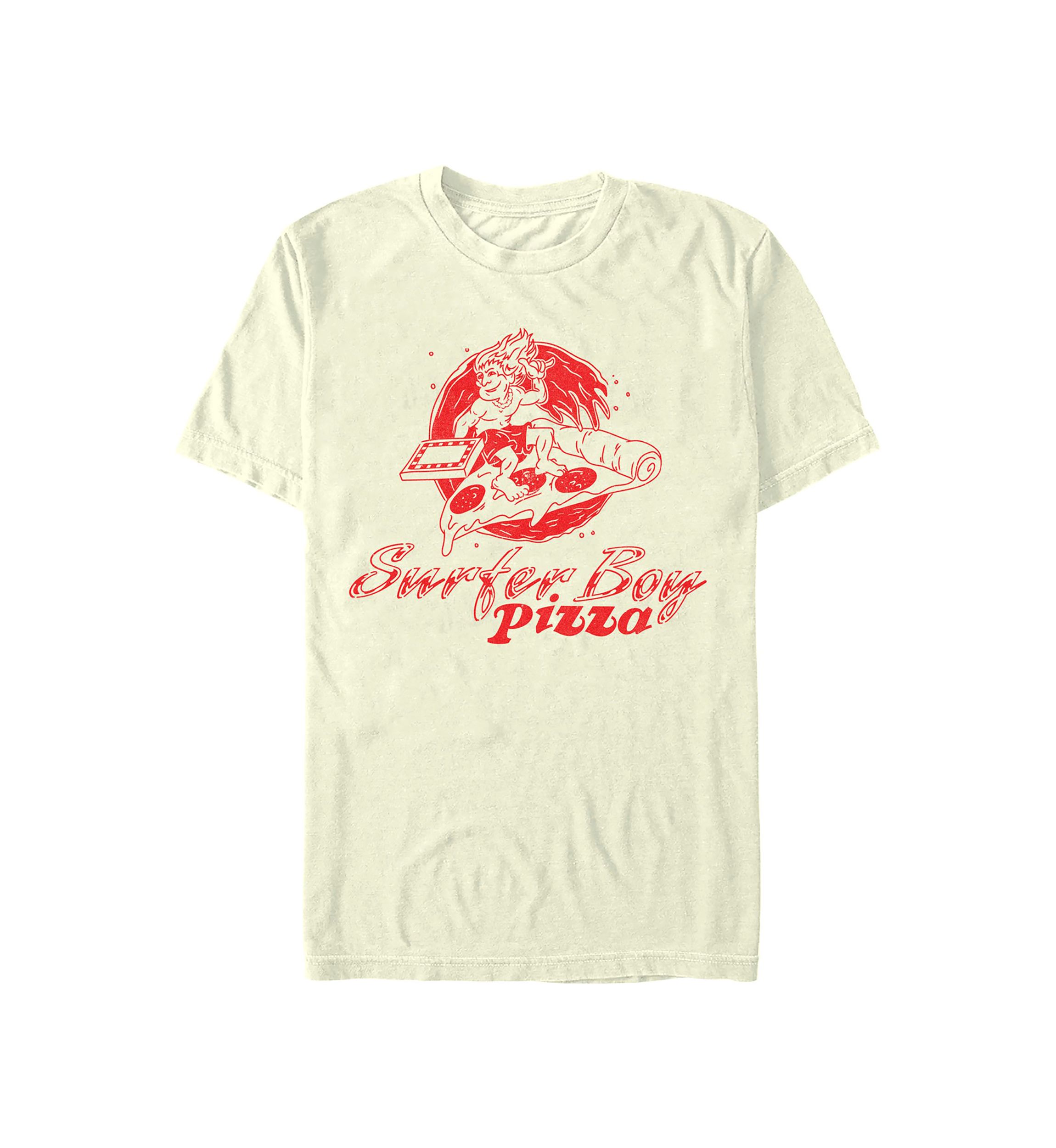 Surfer Pizza Graphic T-Shirt