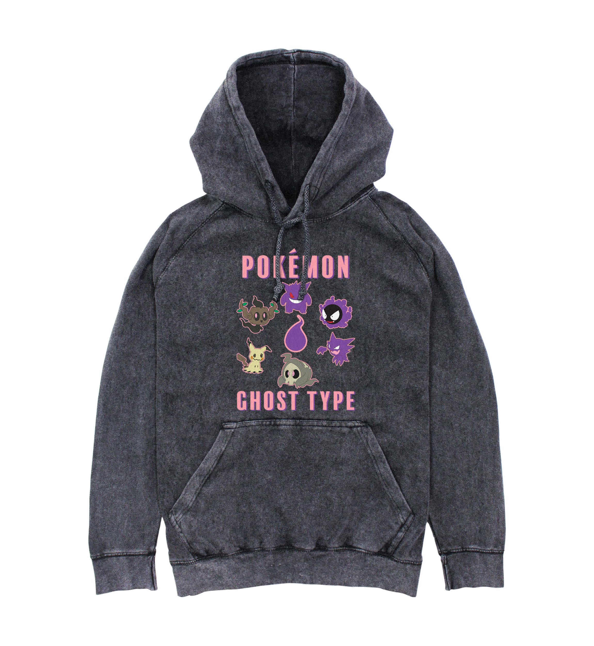 Pkmn Team Ghost Group Graphic Fleece Hoodie