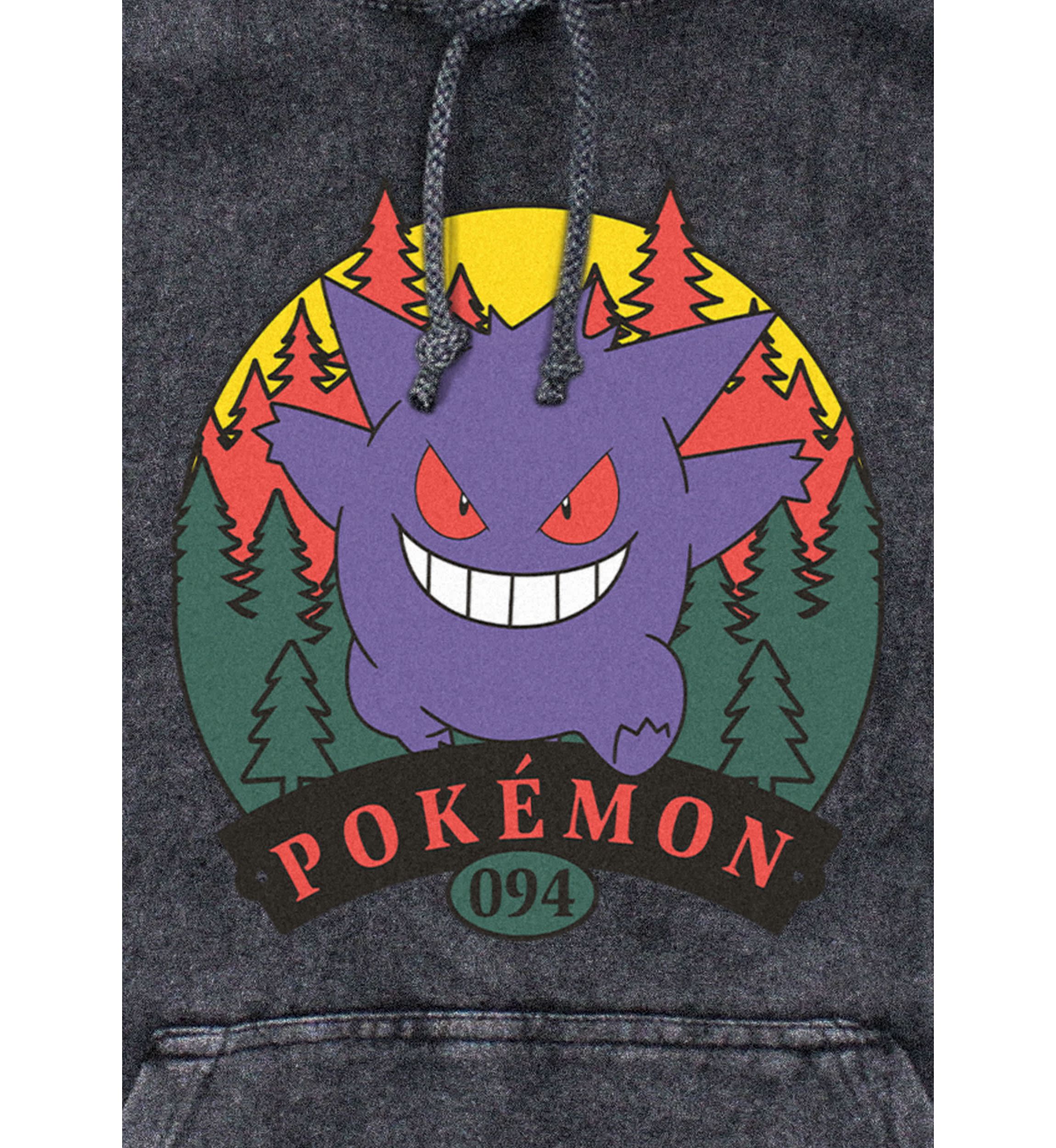 Forest Attack Graphic Fleece Hoodie