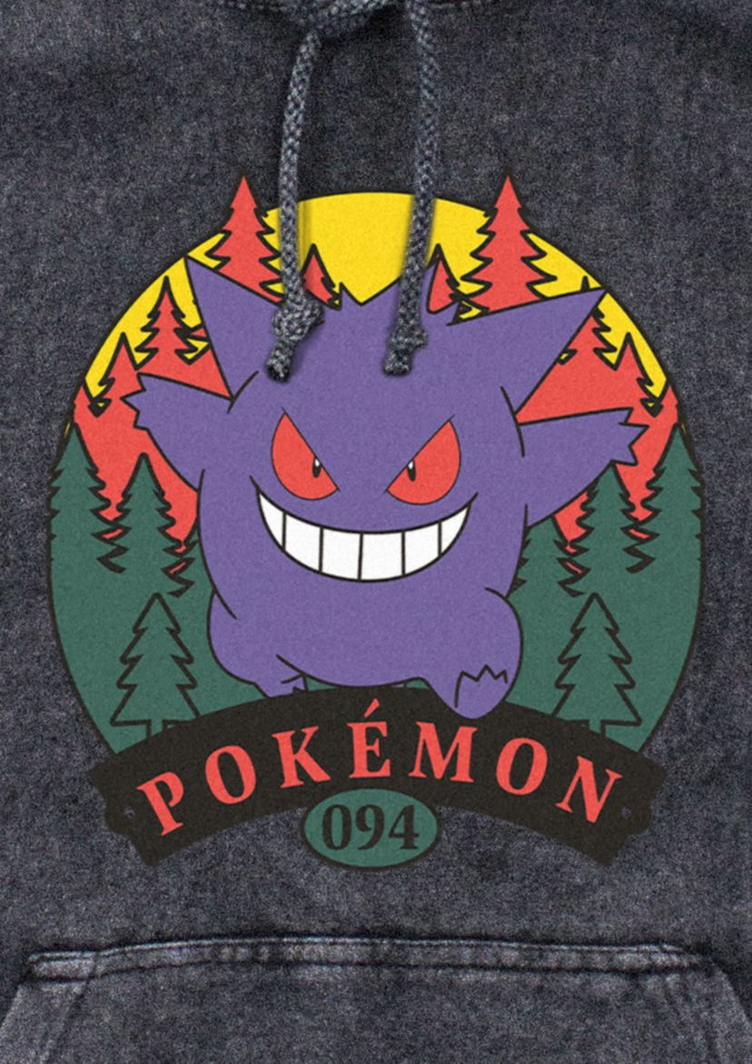 Forest Attack Graphic Fleece Hoodie