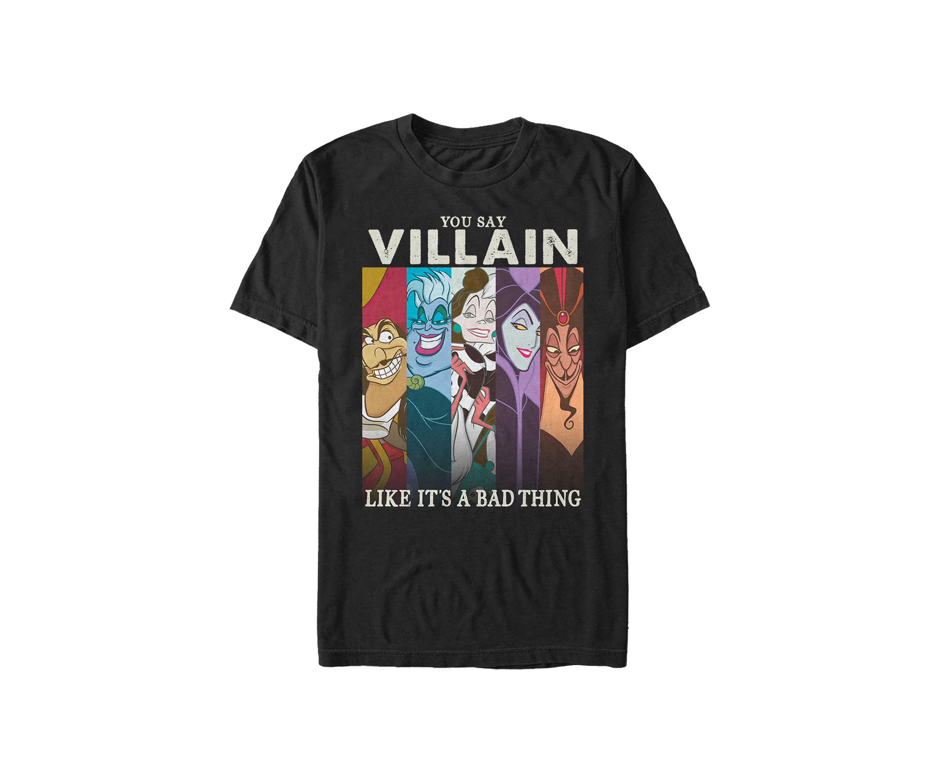 Big & Tall Disney® Villains Like Bad Graphic Short Sleeve T-Shirt