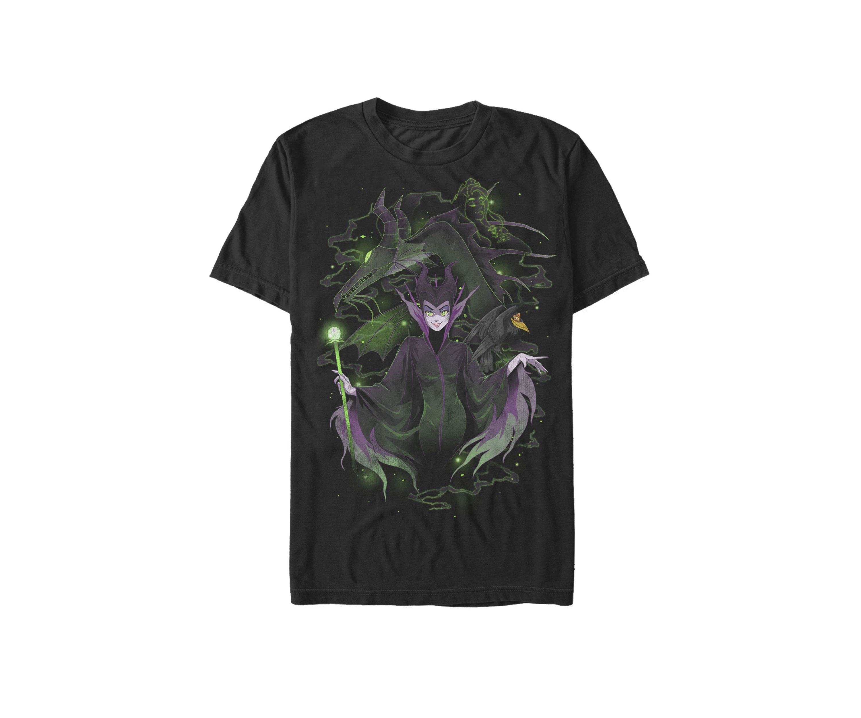 Maleficent Manga Art Short Sleeve T-Shirt
