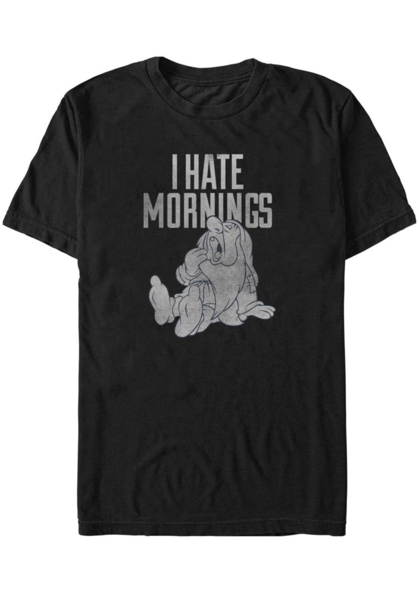 Hate Mornings Graphic T-Shirt