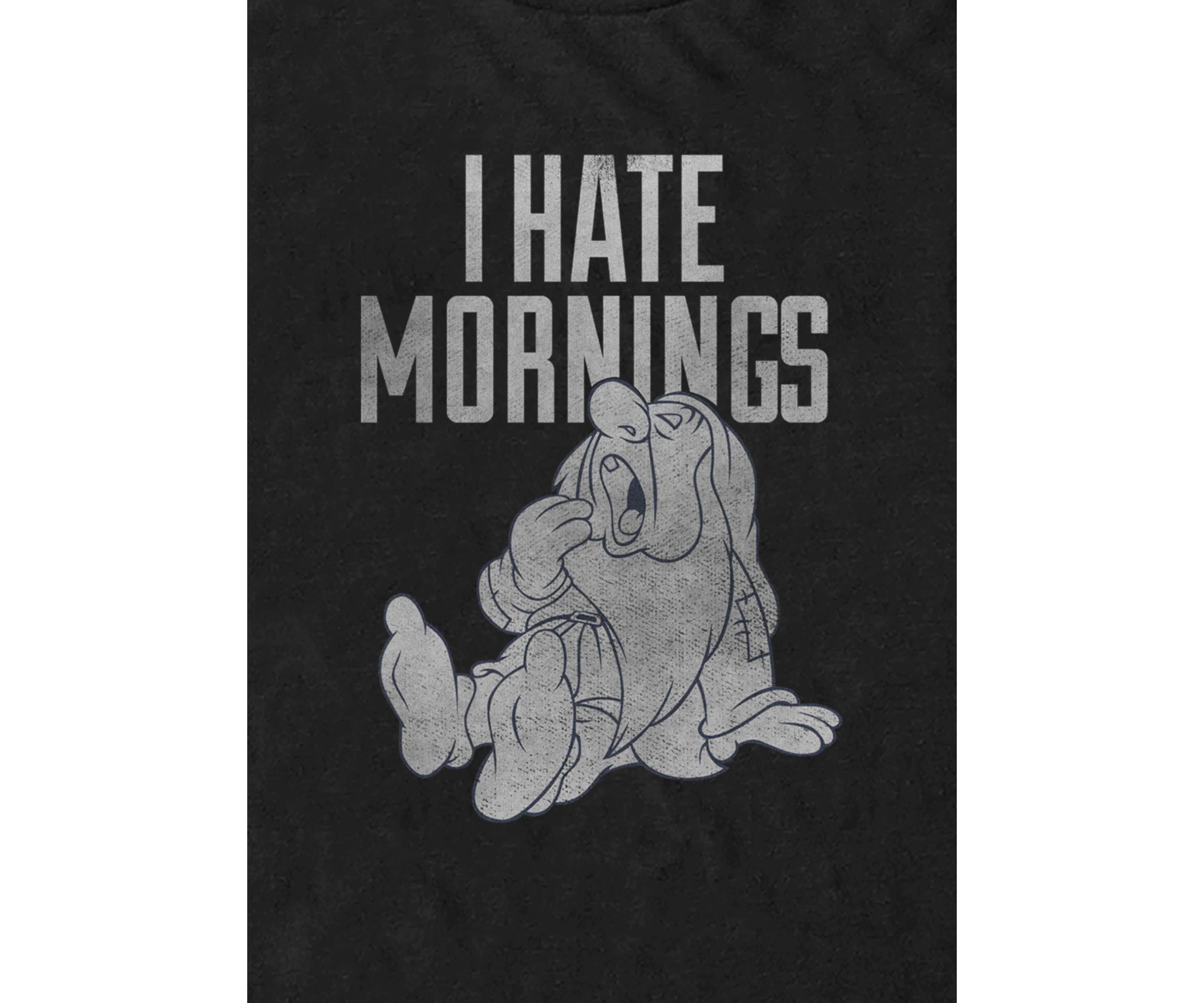 Hate Mornings Graphic T-Shirt