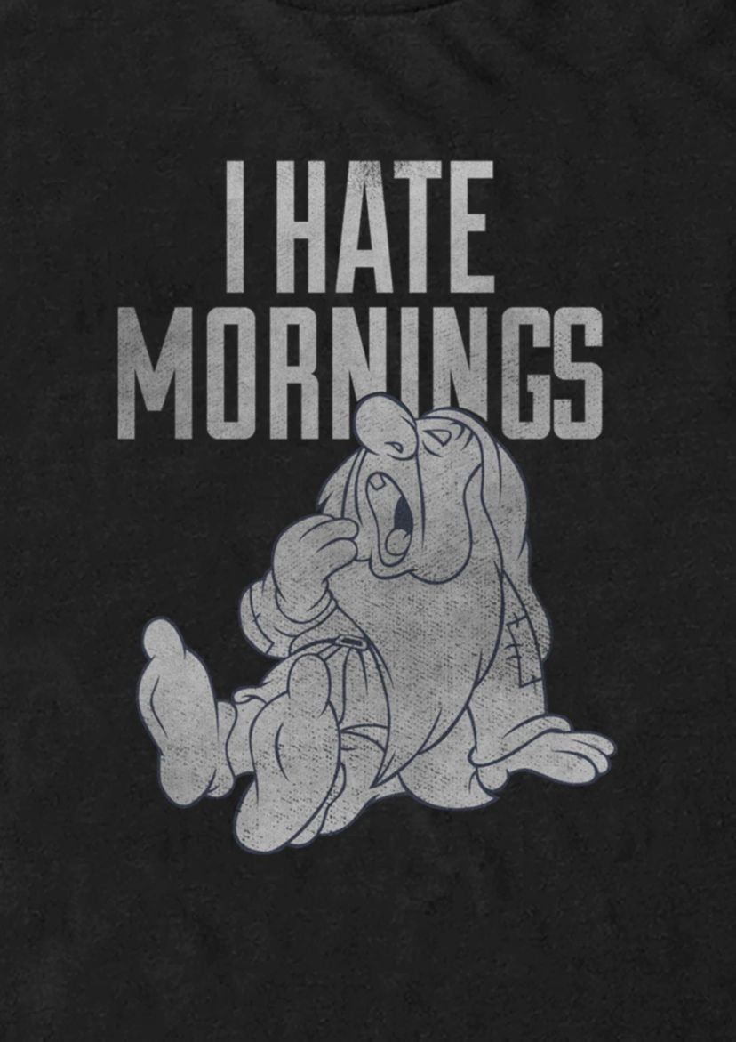Hate Mornings Graphic T-Shirt