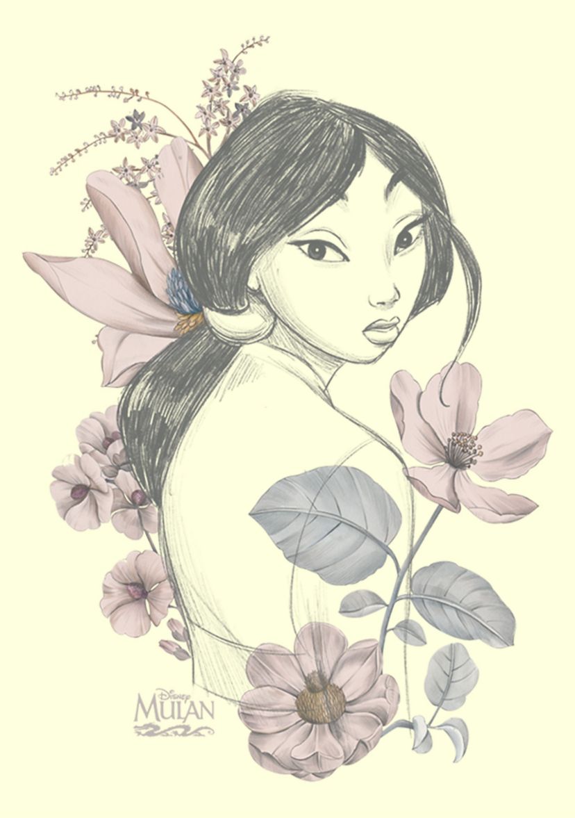 Mulan Magnolia Graphic T-Shirt
