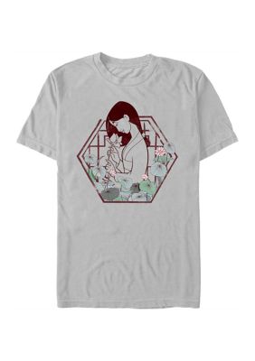 Disney Princess Men's Mulan Lotus Graphic T-Shirt