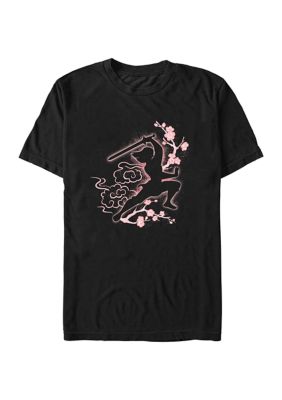 Disney Princess Men's Mulan Glowing Blossoms Graphic T-Shirt