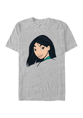 Disney Princess Men's Mulan Head Graphic T-Shirt