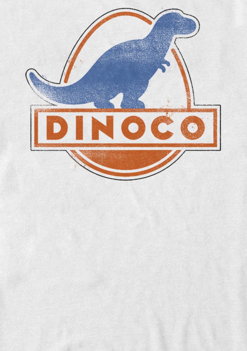 Iconic DINOCO Gas Station Logo Short Sleeve T-Shirt 