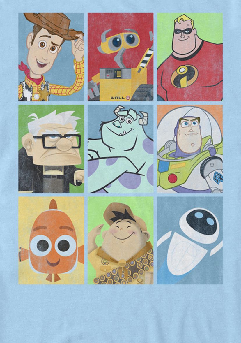 Movie Characters Boxes Short Sleeve T-Shirt 