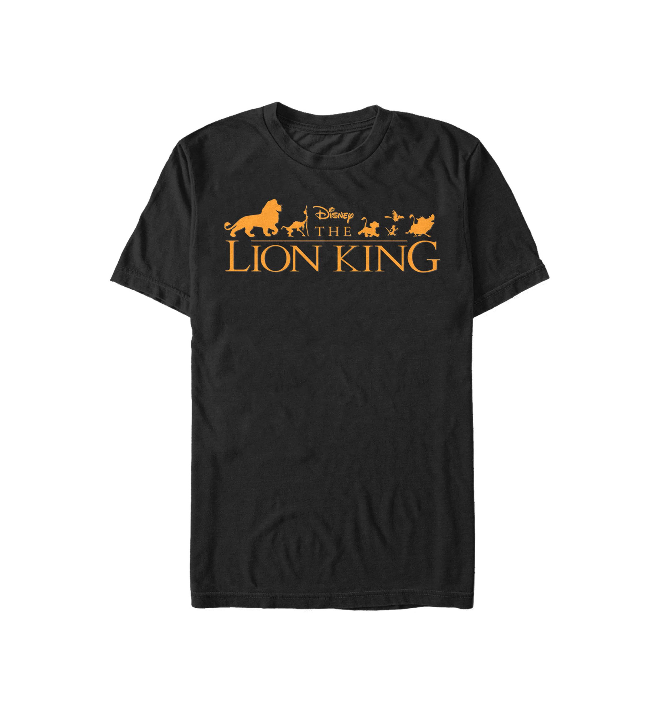 Big & Tall Lion King Silhouette Logo Short Sleeve Graphic T-Shirt
