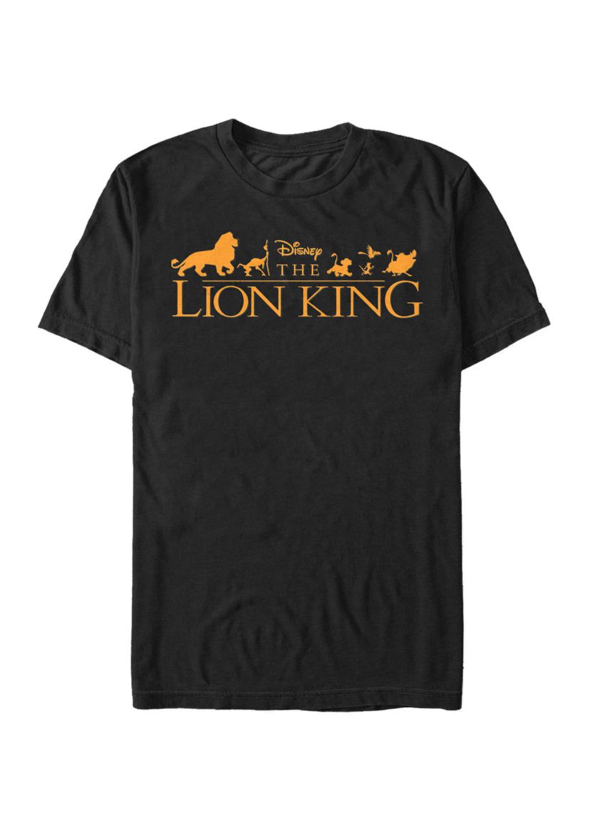 Big & Tall Lion King Silhouette Logo Short Sleeve Graphic T-Shirt