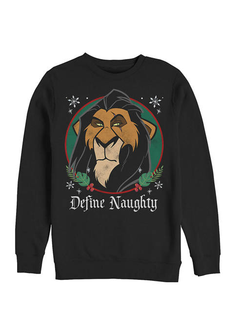 Disney® Villains Lion King Fleece Crew Neck Sweater