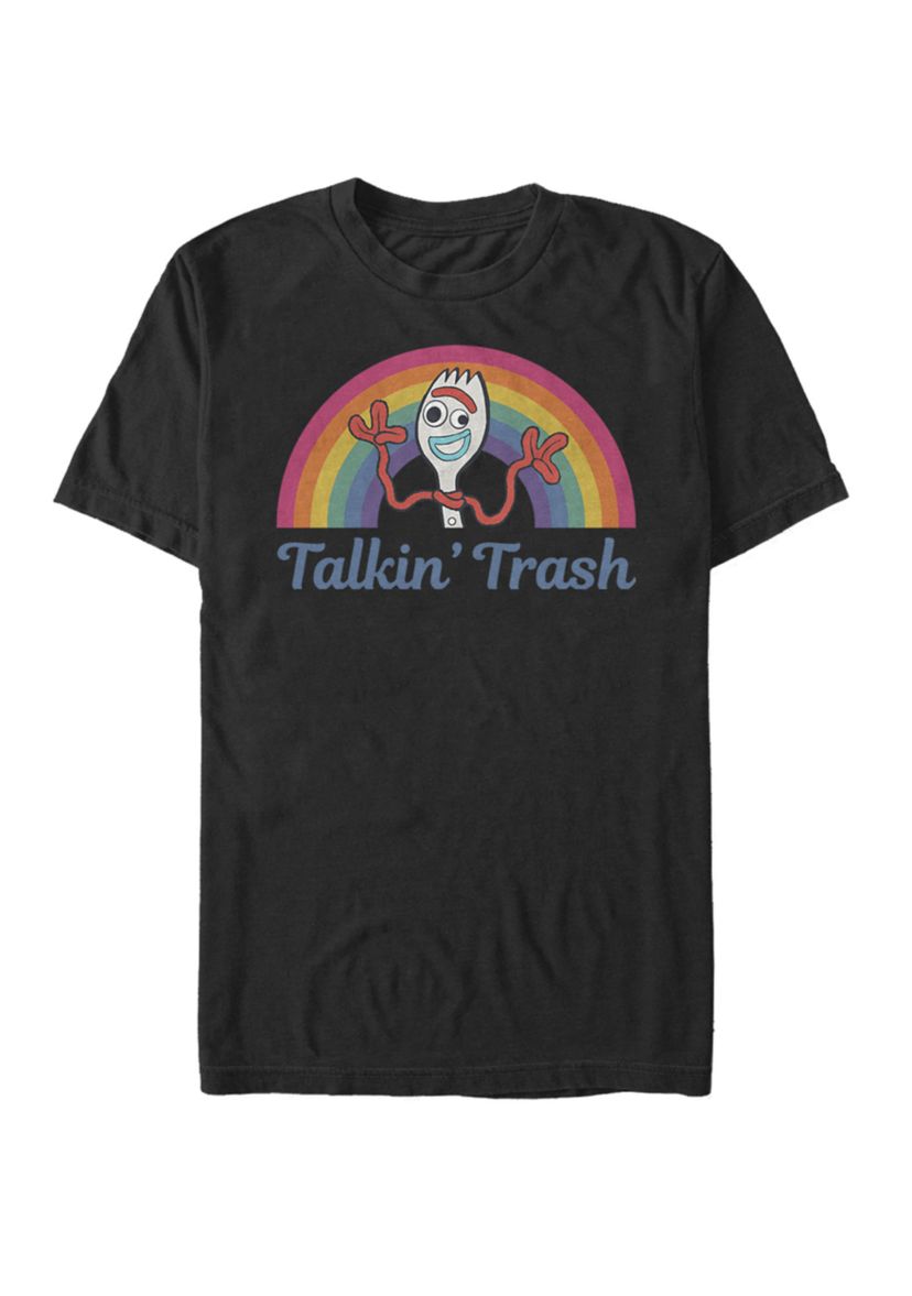 Toy Story 4 Forky Talkin Trash Short Sleeve T-Shirt 