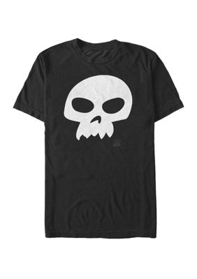 Disney Pixar Men's Big & Tall Toy Story Sid Skull Costume Short Sleeve T-Shirt, Black, 3XL