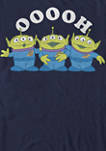Toy Story OOOHHH Aliens Trio Portrait Short Sleeve T-Shirt 