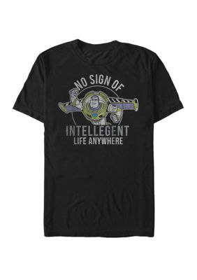 Disney Pixar Men's Toy Story Buzz No Sign of Intelligent Life Short Sleeve Graphic T-Shirt