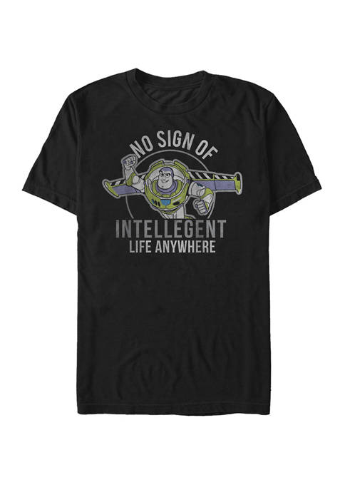 Toy Story Buzz No Sign of Intelligent Life Short Sleeve Graphic T-Shirt 